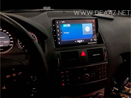 Moldura Mercedes C 2007 a 2011 9 polegadas - cod 1112