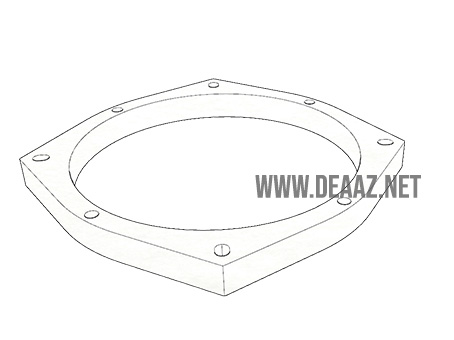 Adaptador Falante Dianteiro e Traseiro - Mitsubishi TR4 2009 acima