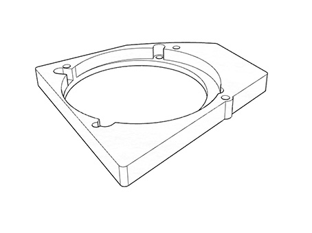 Baffle Gol G7 traseiro- cod 393