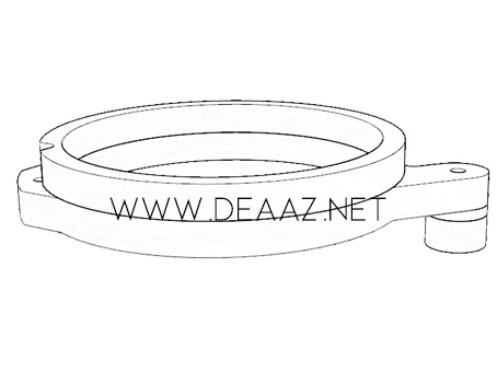 Adaptador Falante Mercedes CLA dianteiro - cod 621 