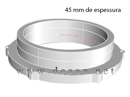 Aro Espaçador dianteiro falante Tiguan - cod.41