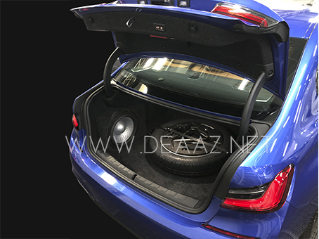 Box de fibra para subwoofer BMW Serie 3 2019 acima