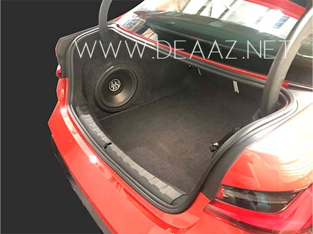 Box de fibra para subwoofer BMW Serie 3 2019 acima