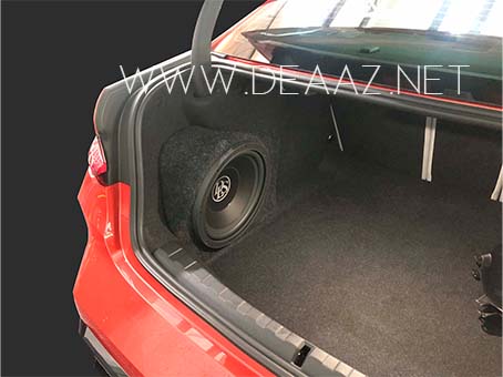 Box de fibra para subwoofer BMW Serie 3 2019 acima