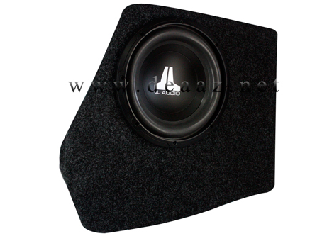 Box de fibra para sub BMW Serie 1 2007 até 2011 - lateral