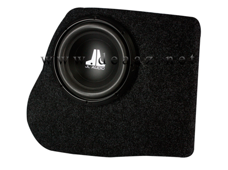 Box de fibra para sub BMW Serie 1 2007 até 2011 - lateral