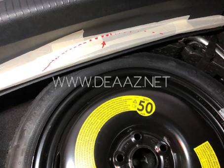 Box Golf GTI dentro do estepe - cod 01034