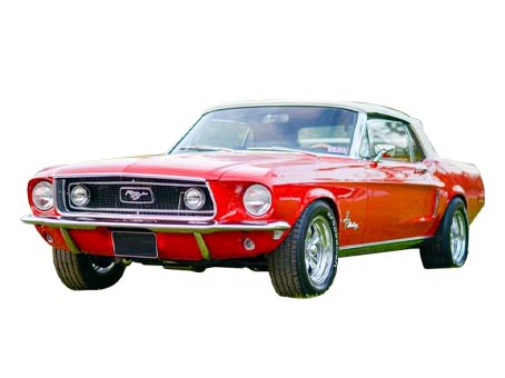 Carro Mustang 1968 conversível